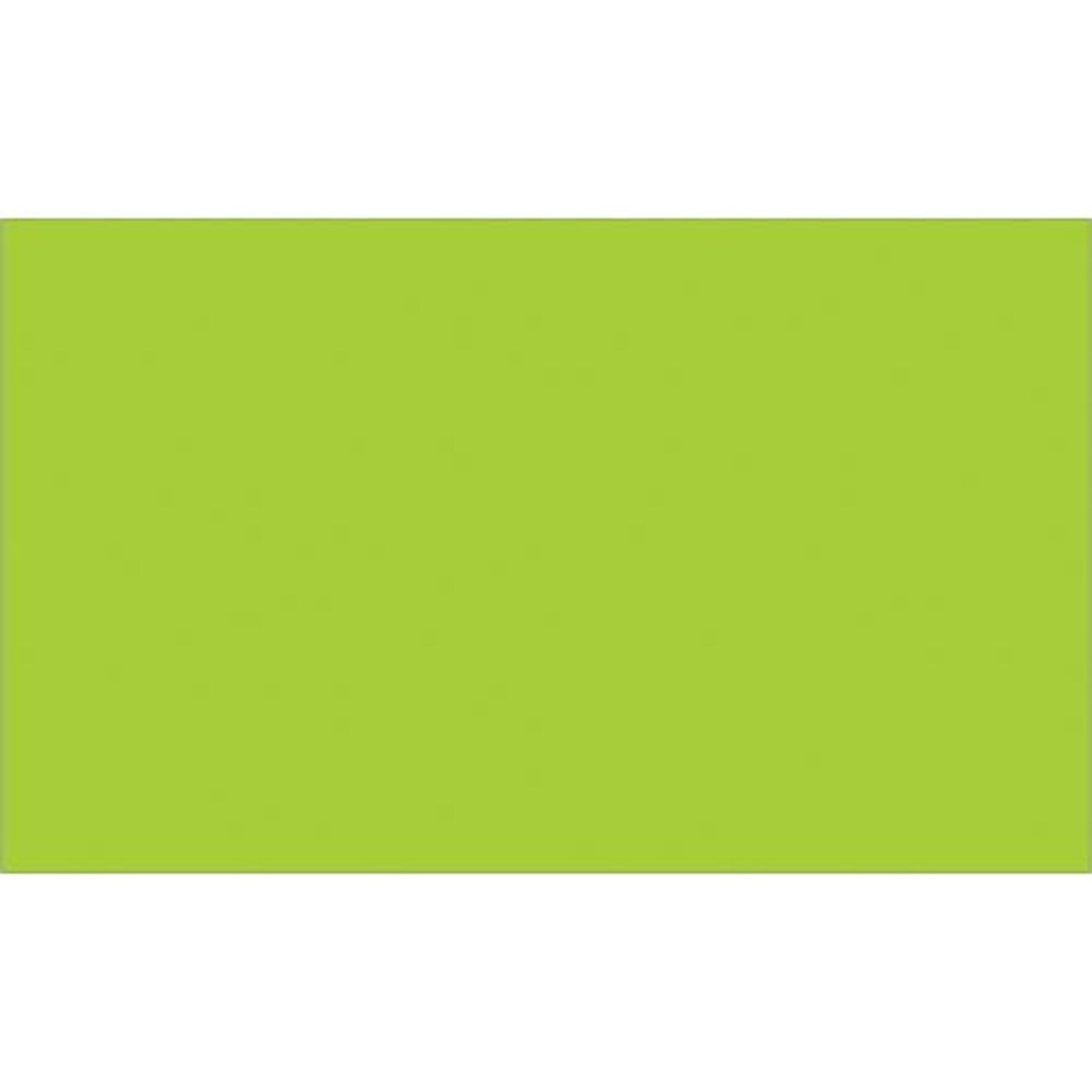 Tape Logic Inventory Rectangle Labels, 3" x 5", Fluorescent Green, 500/Roll